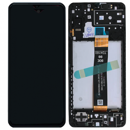Ecran Samsung Galaxy A13 5G (A136B) Noir + Châssis (Service Pack) - GH82-29077A