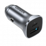 Chargeur voiture UGREEN 24W avec 2 ports USB et 1 port USB-C