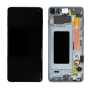 Screen Samsung Galaxy S10 2019 (G973) Blue + Frame (Service Pack) - GH82-18850C