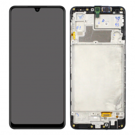 Screen Samsung Galaxy M22 / F22 2021 (M225 / E225 ) Black + Frame (Service Pack) - GH82-26153A-26866A