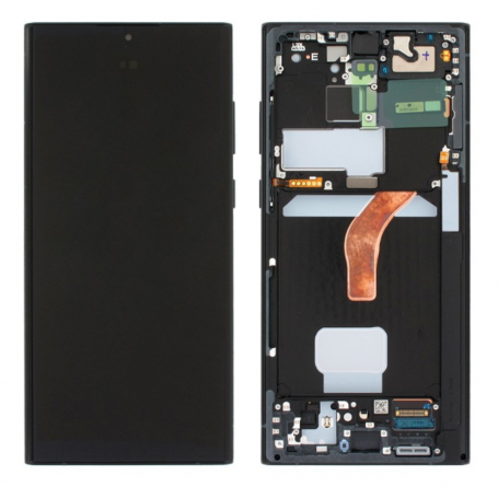 Samsung Galaxy S22 Ultra 2022 (S908) Green Screen Frame (Service Pack) - GH82-27488D