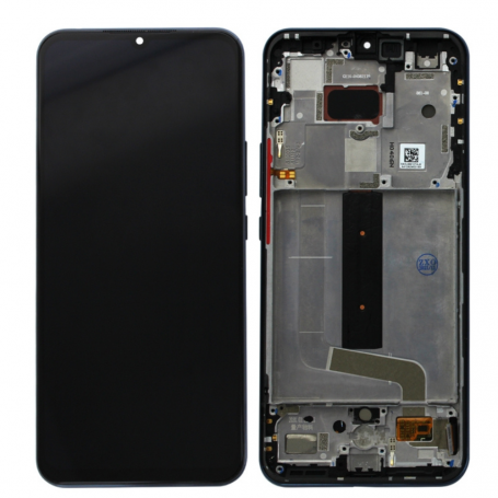 Ecran Xiaomi Mi 10 Lite 5G (2020) Gris / TARNISH + Châssis (Service Pack) - 56000400J900