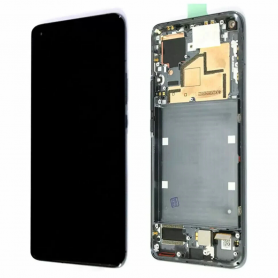 Screen Xiaomi Mi 11 5G (2021) Silver + Frame (Service Pack) - 56000700K200