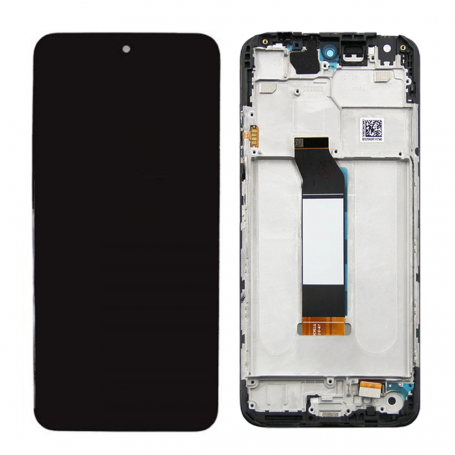 Ecran Xiaomi NOTE 11 5G / NOTE 11T / Poco M4 Pro 5G (2022) Noir / TARNISH + Châssis (Service Pack) - 560001K16A00
