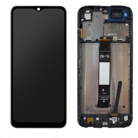 Screen Xiaomi Redmi A1 / A1+ (4G) (2022) Black + Frame (Service Pack) - 5600010C3S00