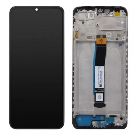Screen Xiaomi Redmi 10C/ Poco C40 (2022) Black + Frame (Service Pack) - 560001C3QA00