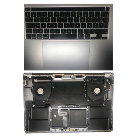 Châssis Complet Apple MacBook Pro 16 ″ Gris A2141 - Châssis + Batterie + Clavier AZERTY - Grade B
