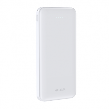 Power Bank V3 10000 mAh – Devia Kintone Series White – Fast Charging Portable Charger