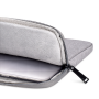 Sac Intérieur pour MacBook / PC Portable 15.4" à 16.2" - Devia Justyle Business - Gris clair