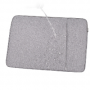 Sac Intérieur pour MacBook / PC Portable 15.4" à 16.2" - Devia Justyle Business - Gris clair