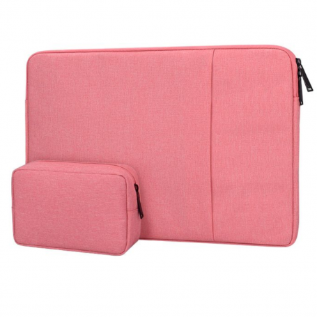 Sac Intérieur pour MacBook / PC Portable 15.4" à 16.2" - Devia Justyle Business - Rose