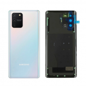 Samsung Galaxy S10 Lite White Rear Glass Without Lens Frame (Original Disassembled) - Grade AB