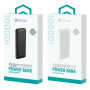 Power Bank V3 10000 mAh – Devia Kintone Series White – Fast Charging Portable Charger