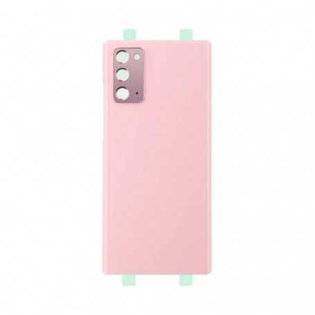 Samsung Galaxy Note 20 (N980F) Rear Glass Panel Pink (Without Logo)