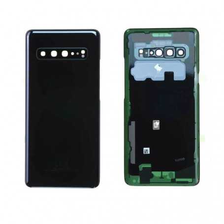 Vitre arrière Samsung Galaxy S10 (G977) Noir (Sans Logo)