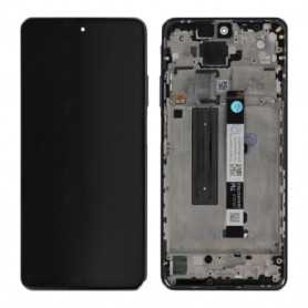 Screen Xiaomi Mi 10T Lite 5G / Redmi Note 9 Pro 5G Blue + Frame (Service Pack) - 5600030J1700