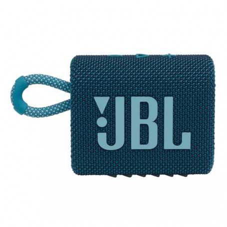 Enceinte Bluetooth Portable JBL Go 3 Bleu IP67 5H - JBLGO3BLU