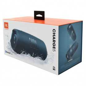 Achetez l'Enceinte Bluetooth Portable JBL Charge 5 - Son Puissant et Design Élégant - Couleur Bleu