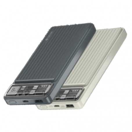 Power Bank 10000 mAh DEVIA Smart Series - 12W - Gris