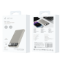 Power Bank 10000 mAh DEVIA Smart Series - 12W - Gris