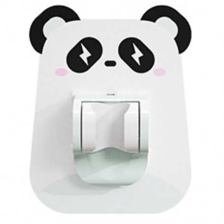 Self-Adhesive Shower Head Holder - Cartoon Designs - White