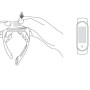 Bracelet Compatible Mi Smart Band 5/6/7 - Gris | Accessoire de Montre Connectée