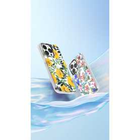 Coque de Protection Devia Série Fleur d'été pour iPhone – Violet avec Diamant