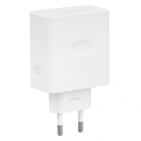 Power Adapter SUPERVOOC USB VCB3HDEH Fast 33W White - Bulk