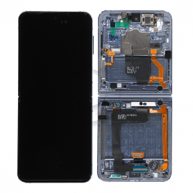 Interior Screen Samsung Galaxy Z Flip 4 5G 2022 Blue (Service Pack) - GH82-29440D