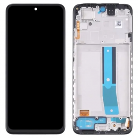 Screen Xiaomi Redmi Note 11 4G NFC (2020) Black + Frame (Service Pack) - 5600010K7T00