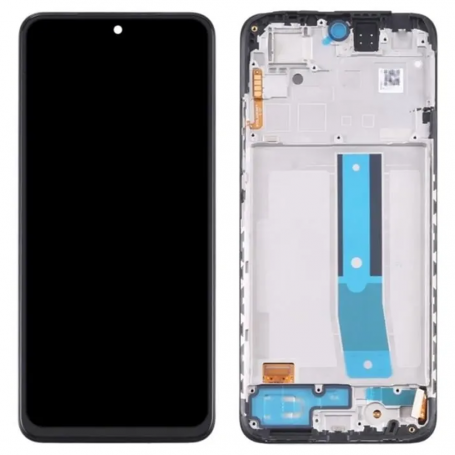 Ecran Xiaomi Redmi Note 11 4G NFC (2020) Noir + Châssis (Service Pack) - 5600010K7T00