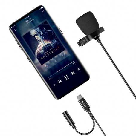 Microphone Wired Devia Smart Series - Type-C - Noir