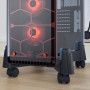 Support NGS PC Transfer Base Réglable avec Roulettes Pivotantes - Noir