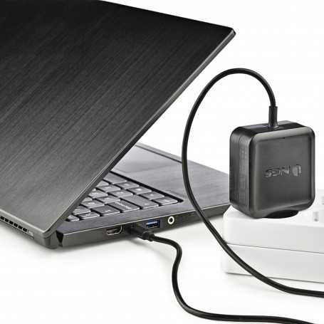 Chargeur Universel NGS 45 W Type-C pour Ordinateur Portable - Noir