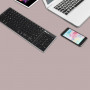 Clavier Bluetooth Rechargeable Français AZERTY - NGS - Noir et Gris