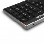 Clavier Bluetooth Rechargeable Français AZERTY - NGS - Noir et Gris