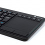 Clavier Sans Fil 2.4 GHz Multimédia à Pavé Tactile Français AZERTY - NGS - Noir