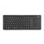 Clavier Sans Fil 2.4 GHz Multimédia à Pavé Tactile Français AZERTY - NGS - Noir