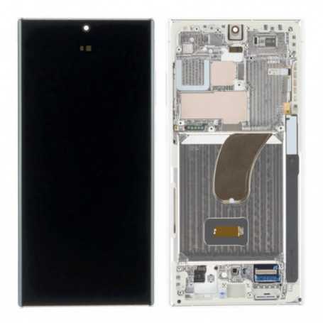 Samsung Galaxy S23 Ultra 5G (S918) Cream / Beige Screen Frame (Service Pack) - GH82-30465B