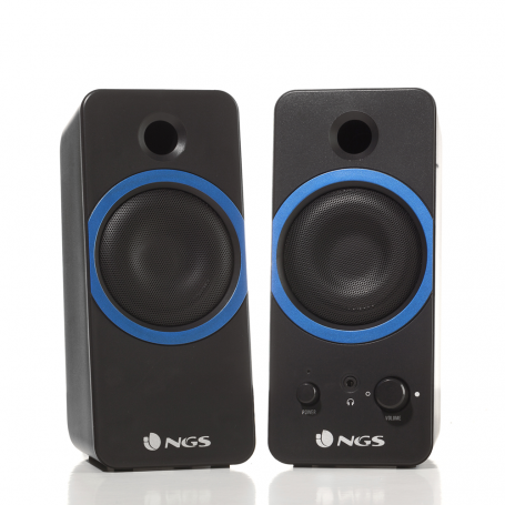 NGS GSX-200 Speaker With USB Keys - 20 W - Black and Blue