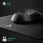 Souris Filaire USB 7200 DPI avec Éclairage LED - Noir - NGS