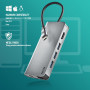Adaptateur NGS Wonder Dock 8 USB - C Multiport 8 En 1 Ultra Léger - Gris