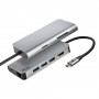 Adaptateur NGS Wonder Dock 8 USB - C Multiport 8 En 1 Ultra Léger - Gris
