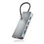 Adaptateur NGS Wonder Dock 8 USB - C Multiport 8 En 1 Ultra Léger - Gris