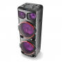 Enceinte Bluetooth NGS WILD DUB 3 avec Double Subwoofer - 15” - 1200W - Noir
