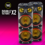 Enceinte Bluetooth NGS WILD DUB 3 avec Double Subwoofer - 15” - 1200W - Noir