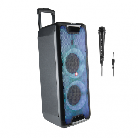 Enceinte Bluetooth NGS Wild Rave 1 avec Microphone - 5" - 200W - Noir