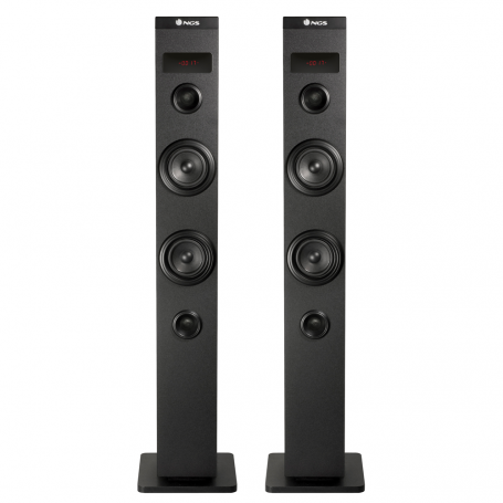 Bluetooth Sound Tower NGS Sky Charm with Remote Control 50W - Black