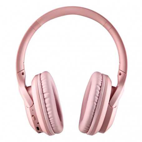 NGS Artica Greed Pink Wireless Headset with Microphone - Pink