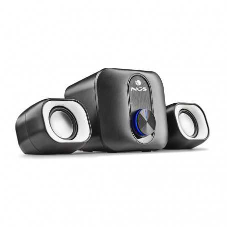 Enceinte PC NGS Comet 2.1 USB Avec Caisson de Basse - Noir et Gris